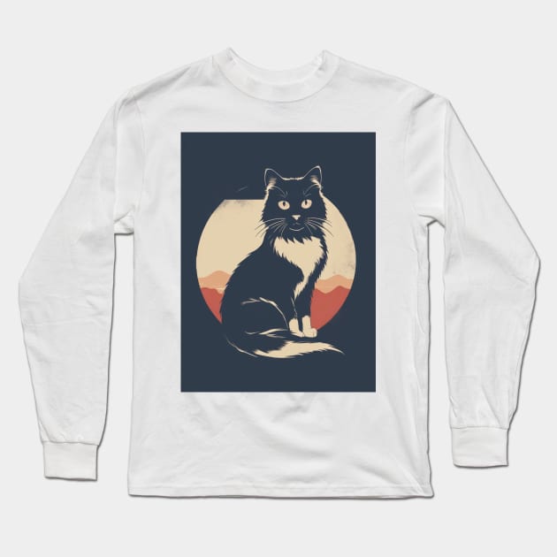 Ragdoll Cat 3 - Japanese Retro Art Long Sleeve T-Shirt by nextpensive